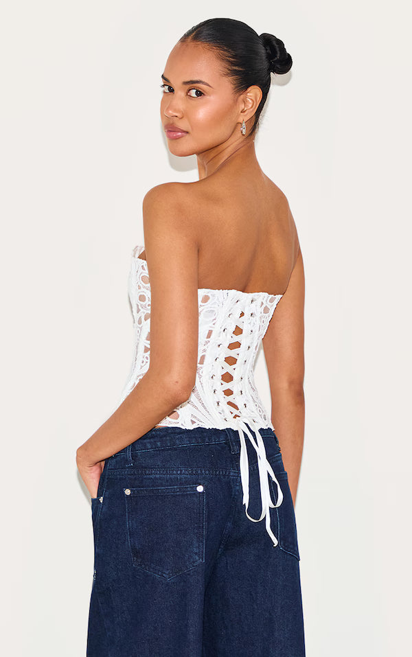 Floral Lace Corset