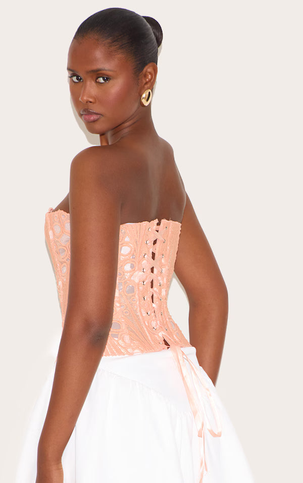 Floral Lace Corset