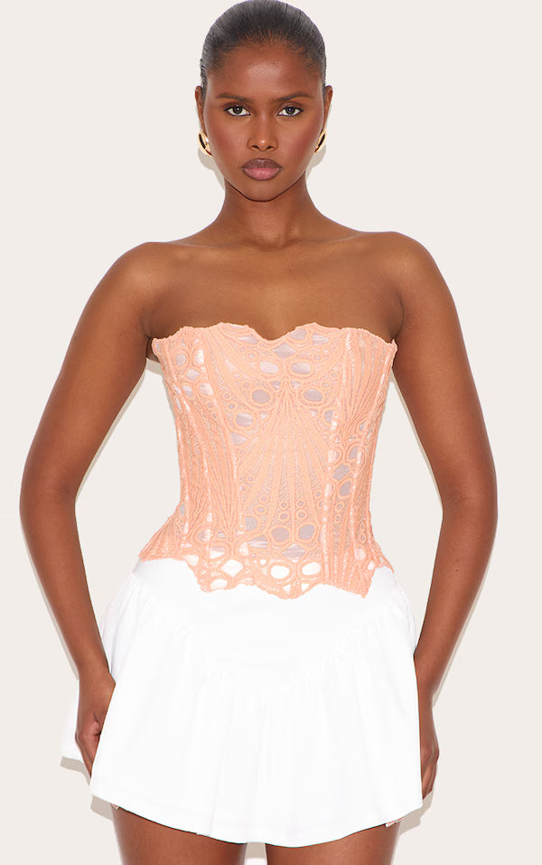 Floral Lace Corset