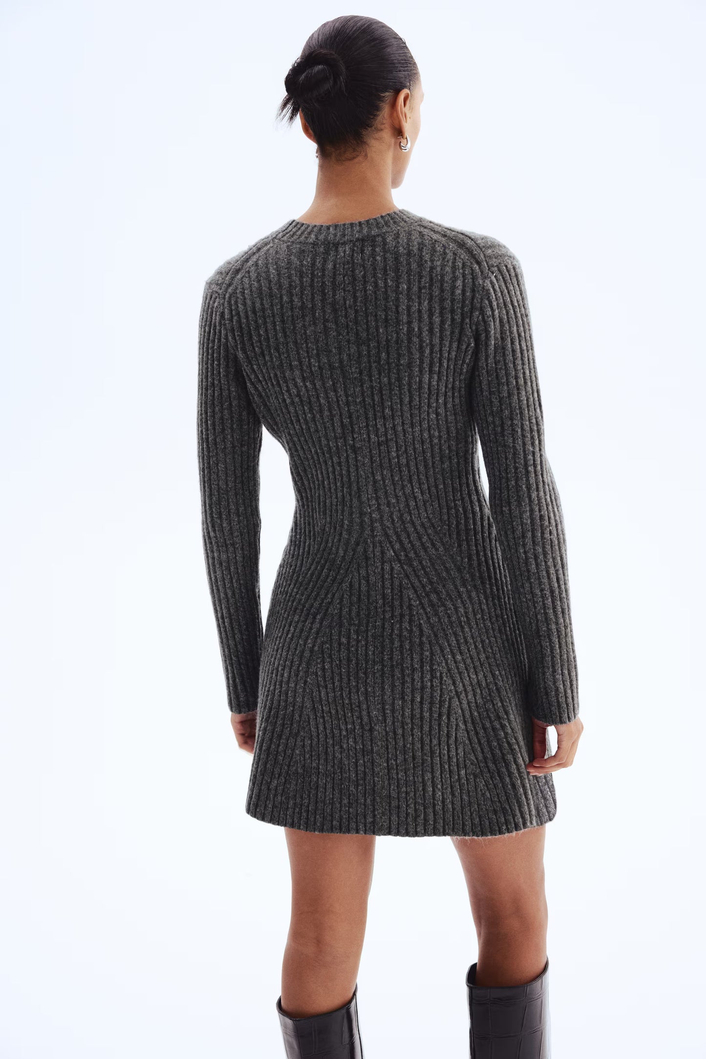 Rib-Knit Dress