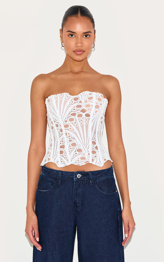 Floral Lace Corset